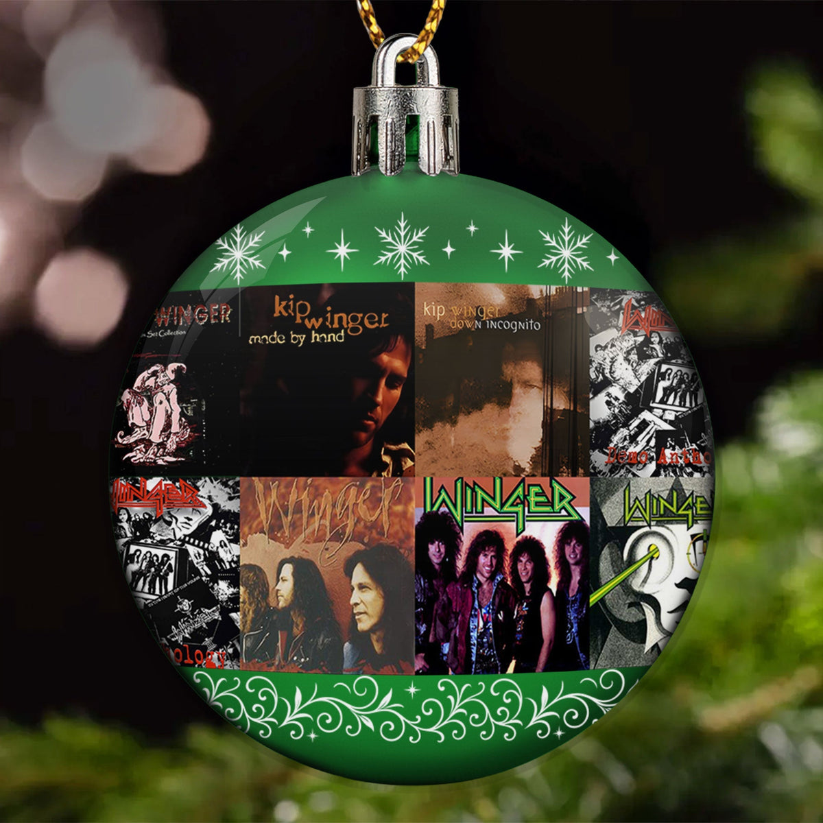 Winger Ball Ornament – Classic Hard Rock Energy