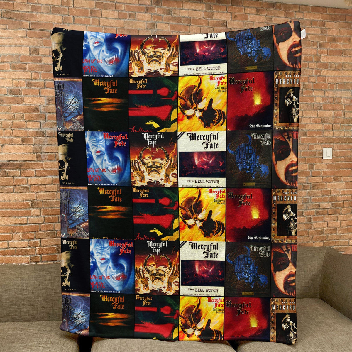 Mercyful Fate Sherpa Blanket – A Dark Heavy Metal Tribute for True Fans