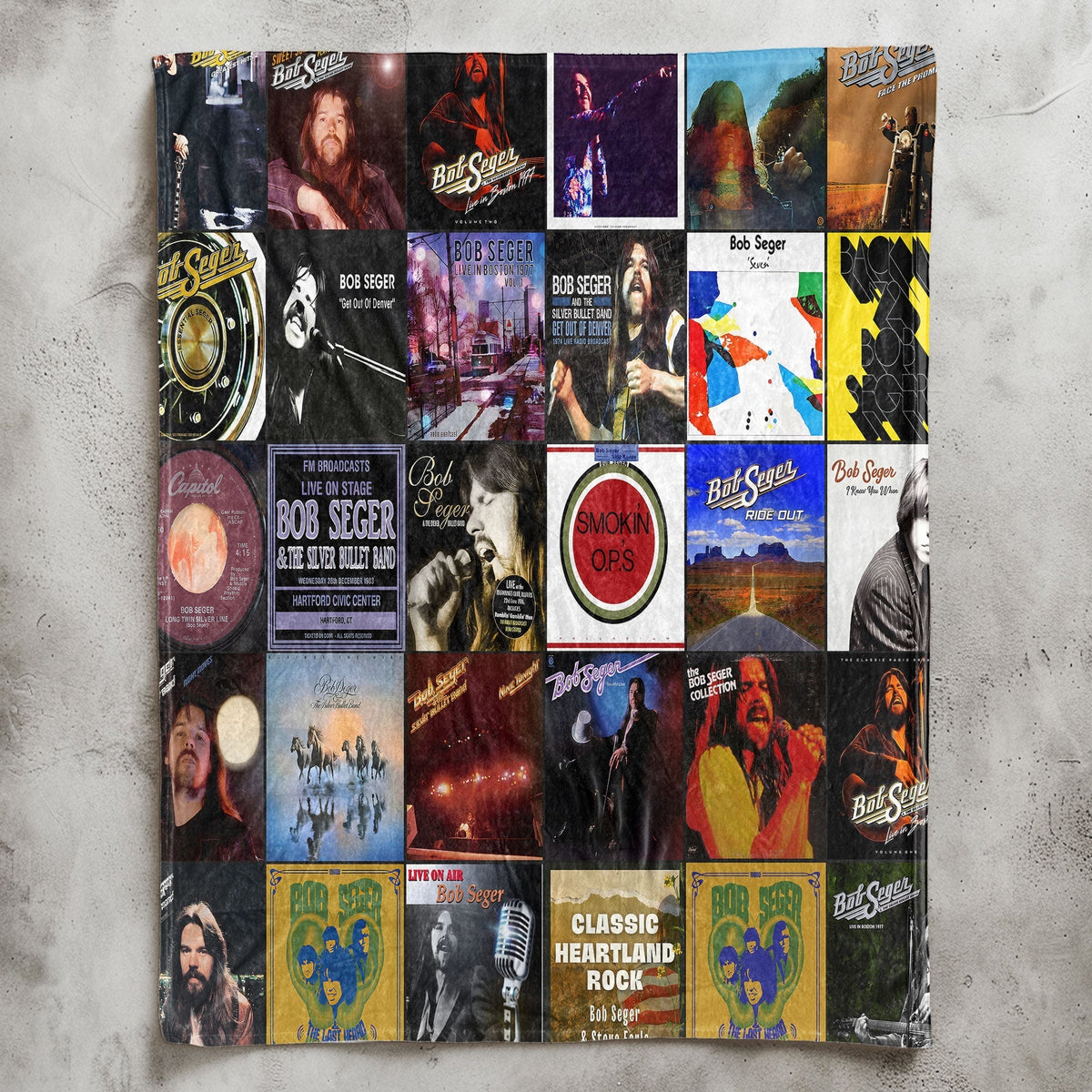 Bob Seger Sherpa Blanket – A Heartland Rock Tribute for True Fans