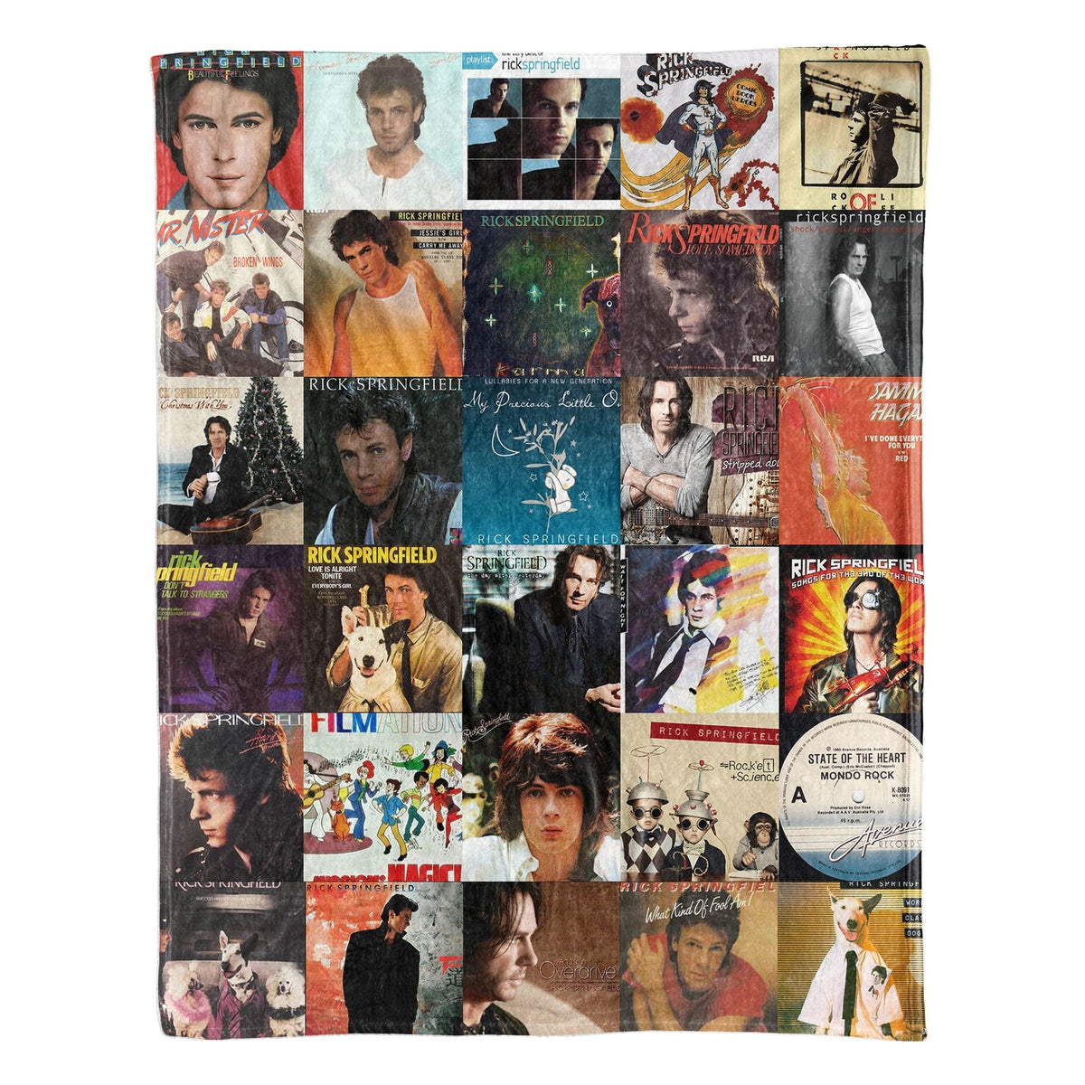 Rick Springfield Sherpa Blanket – A Cozy Tribute to an ’80s Icon