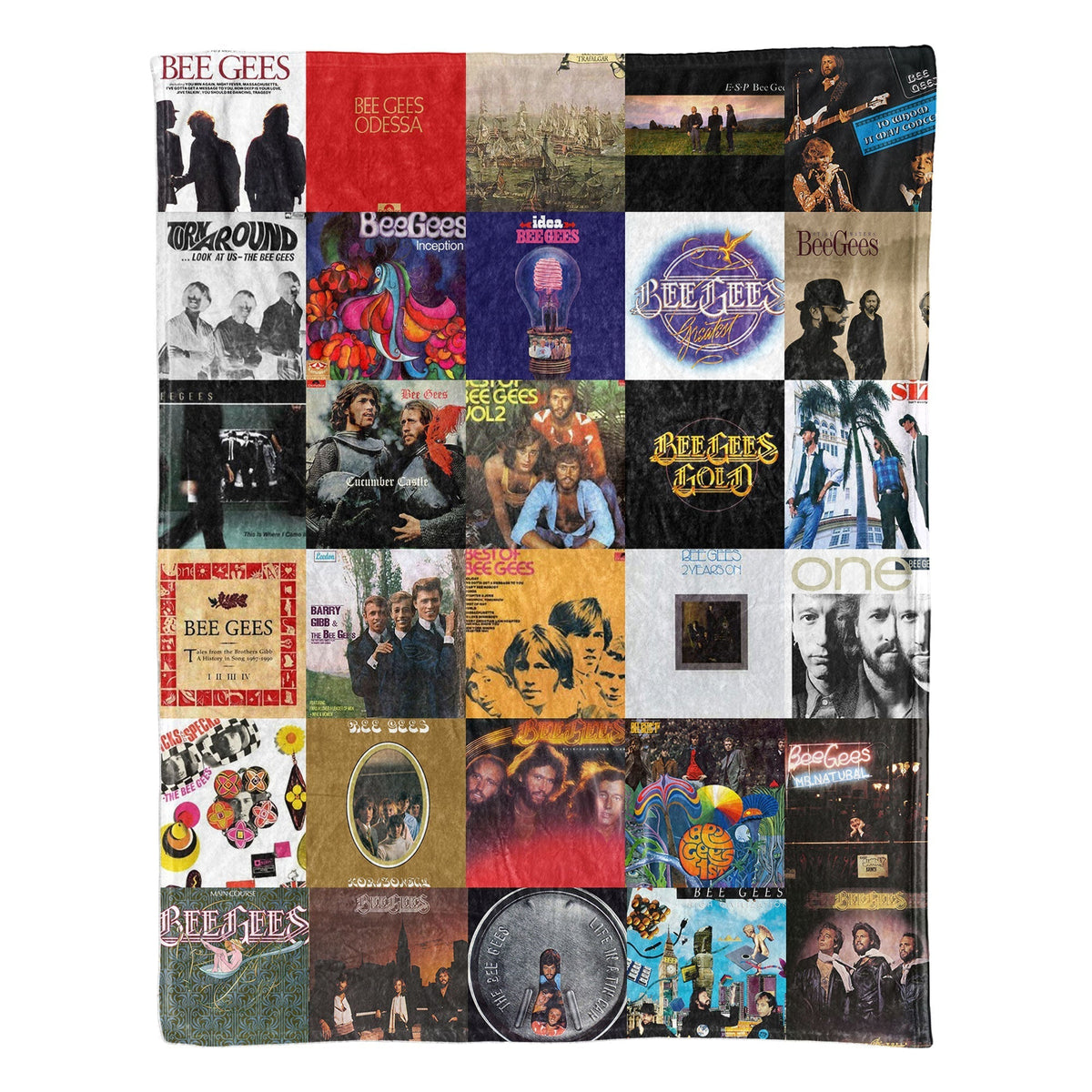 Bee Gees Sherpa Blanket – Timeless Pop & Disco Warmth Wrapped in Iconic Album Art