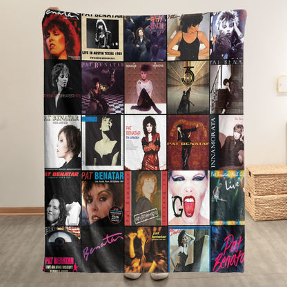 Pat Benatar Sherpa Blanket – A Fierce Rock-’n’-Roll Throwback