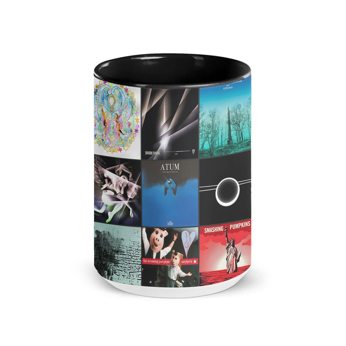 The Smashing Pumpkins Accent Mug – Iconic Album Art Collage Gift