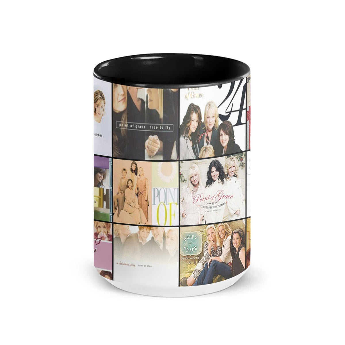 Point of Grace Accent Mug – Inspirational Album Cover Collage Gift