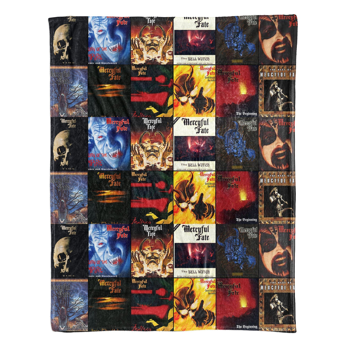 Mercyful Fate Sherpa Blanket – A Dark Heavy Metal Tribute for True Fans