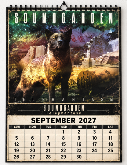 2027 Grateful Dead Album Art & Poster Wall Calendar - Spiral Bound Retro Jam Band Collector's Calendar - Unique Christmas Stocking Stuffer & Birthday Gift