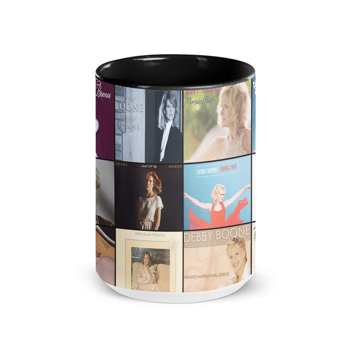 Debby Boone Accent Mug – Classic Album Cover Collage Gift