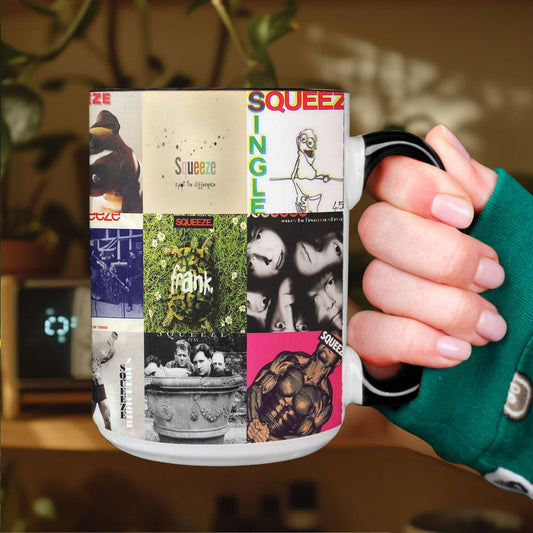 Squeeze Accent Mug – A Retro Tribute to Classic Albums