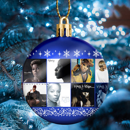 Mary J. Blige Ball Ornament – The Queen of Hip-Hop Soul