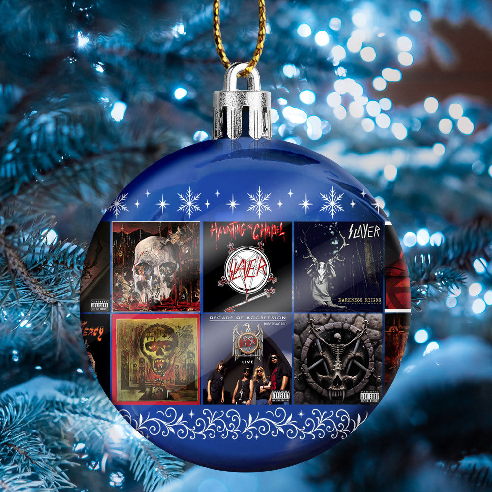 Slayer Ball Ornament – Thrash Metal Meets Holiday Mayhem