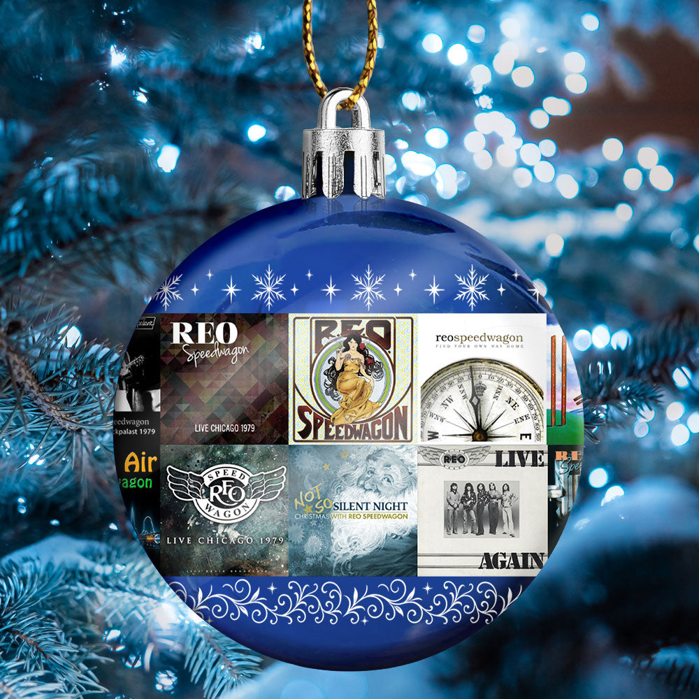 REO Speedwagon Ball Ornament – Rockin’ the Holidays with Timeless Hits