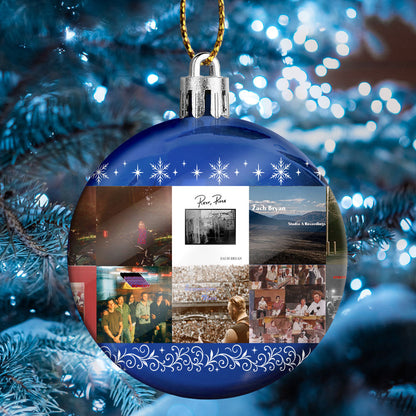 Zach Bryan Ball Ornament – Heartfelt Country Spirit for the Holidays
