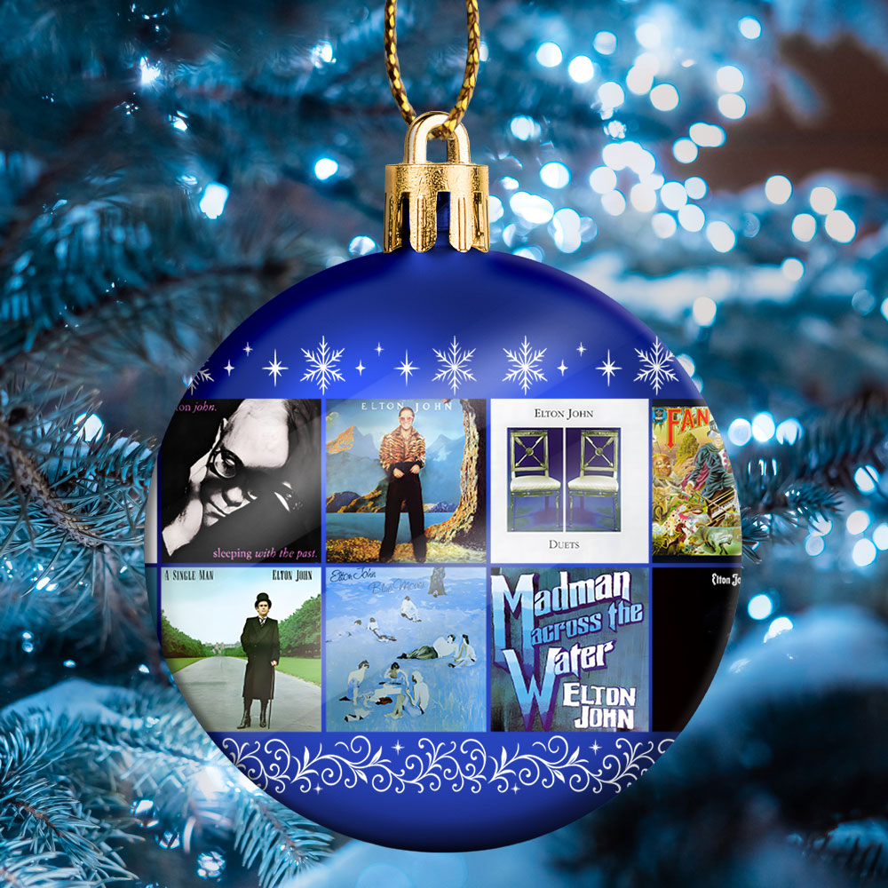 Elton John Ball Ornament – A Sparkling Tribute to Timeless Tunes