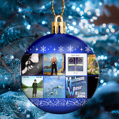 Elton John Ball Ornament – A Sparkling Tribute to Timeless Tunes