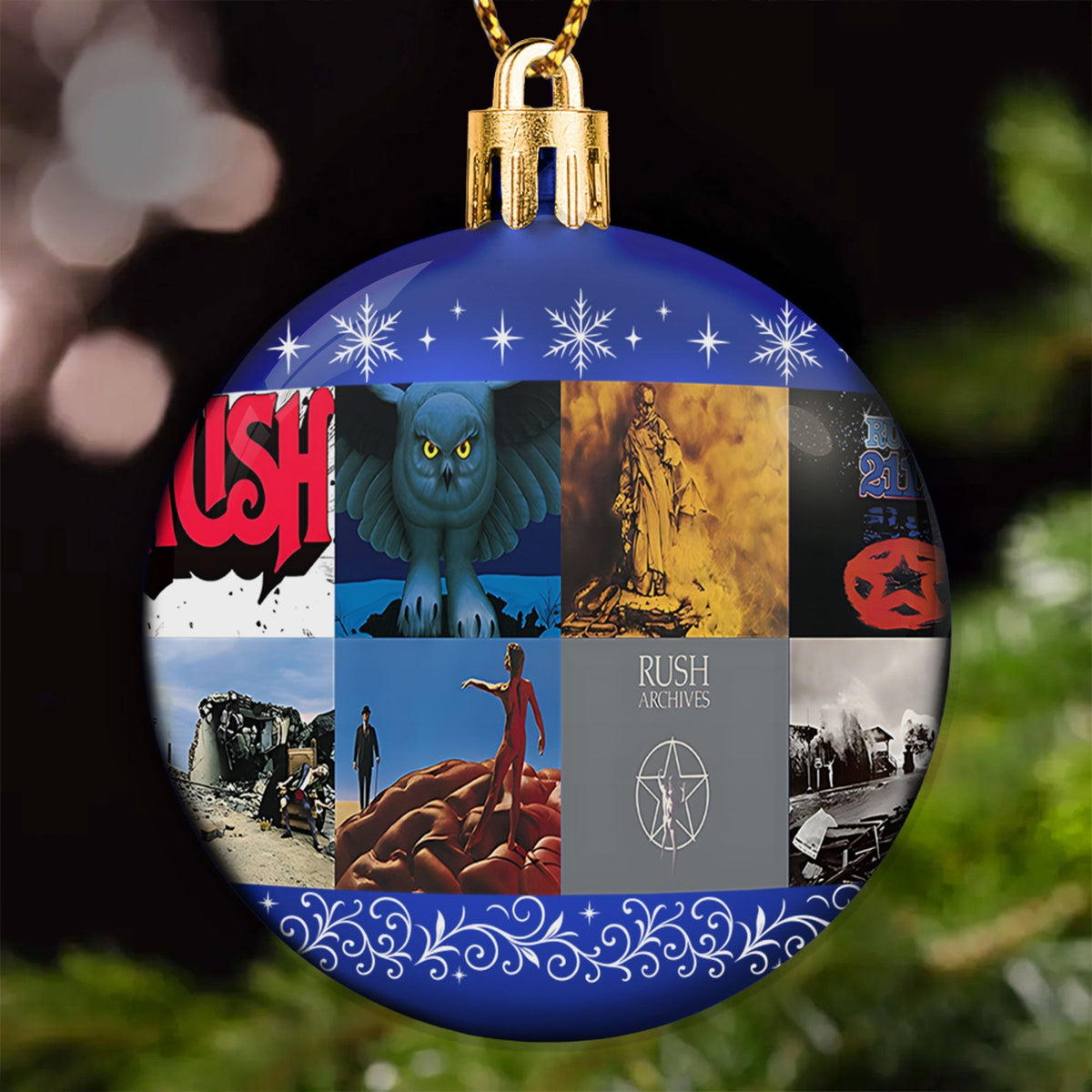 Rush Ball Ornament – A Progressive Rock Masterpiece for the Holiday Season