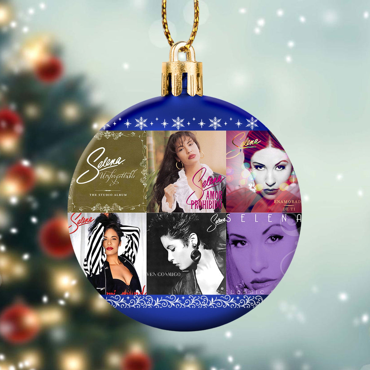 Selena Ball Ornament – A Heartfelt Christmas Gift for True Fans