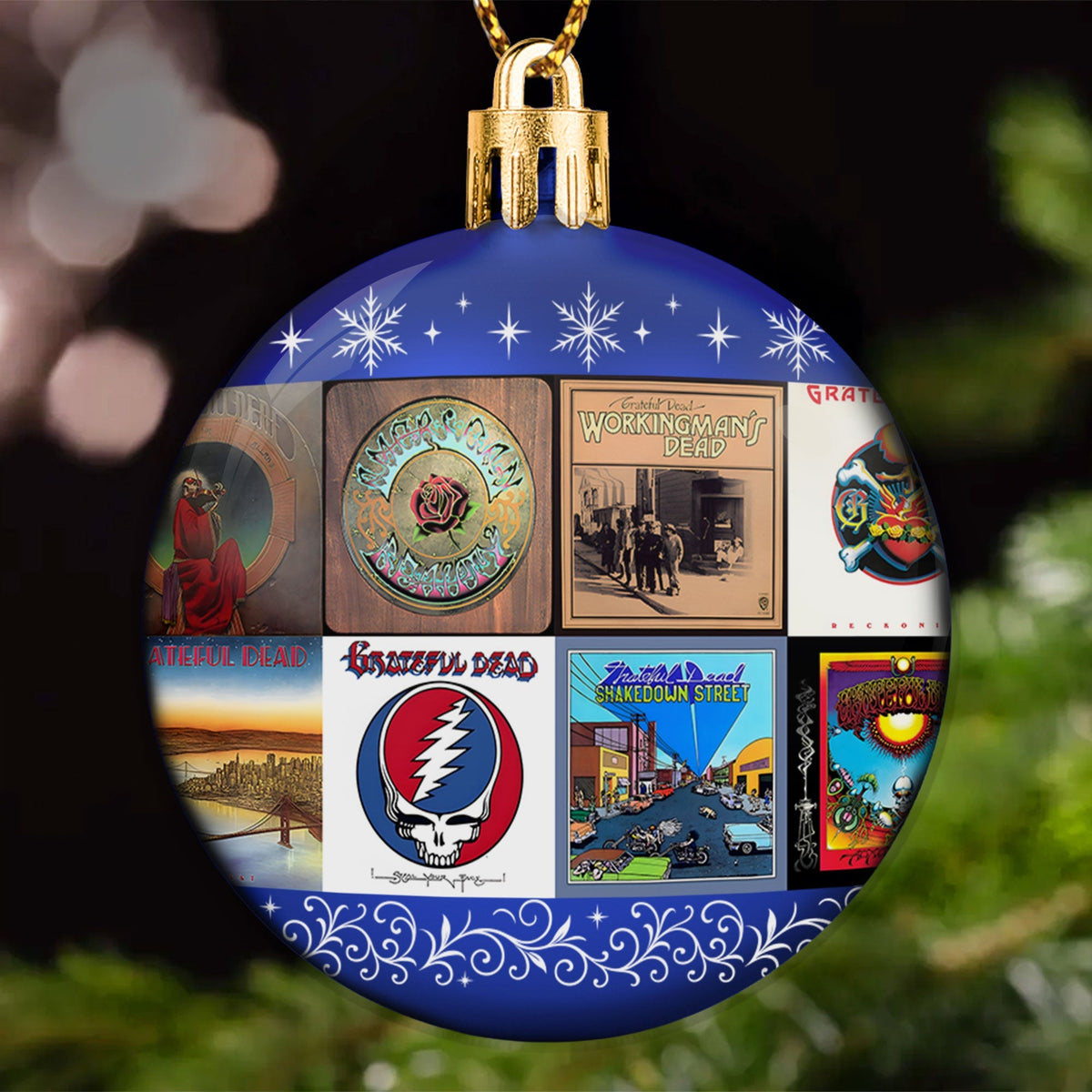 Grateful Dead Ball Ornament – The Spirit of Psychedelic Rock