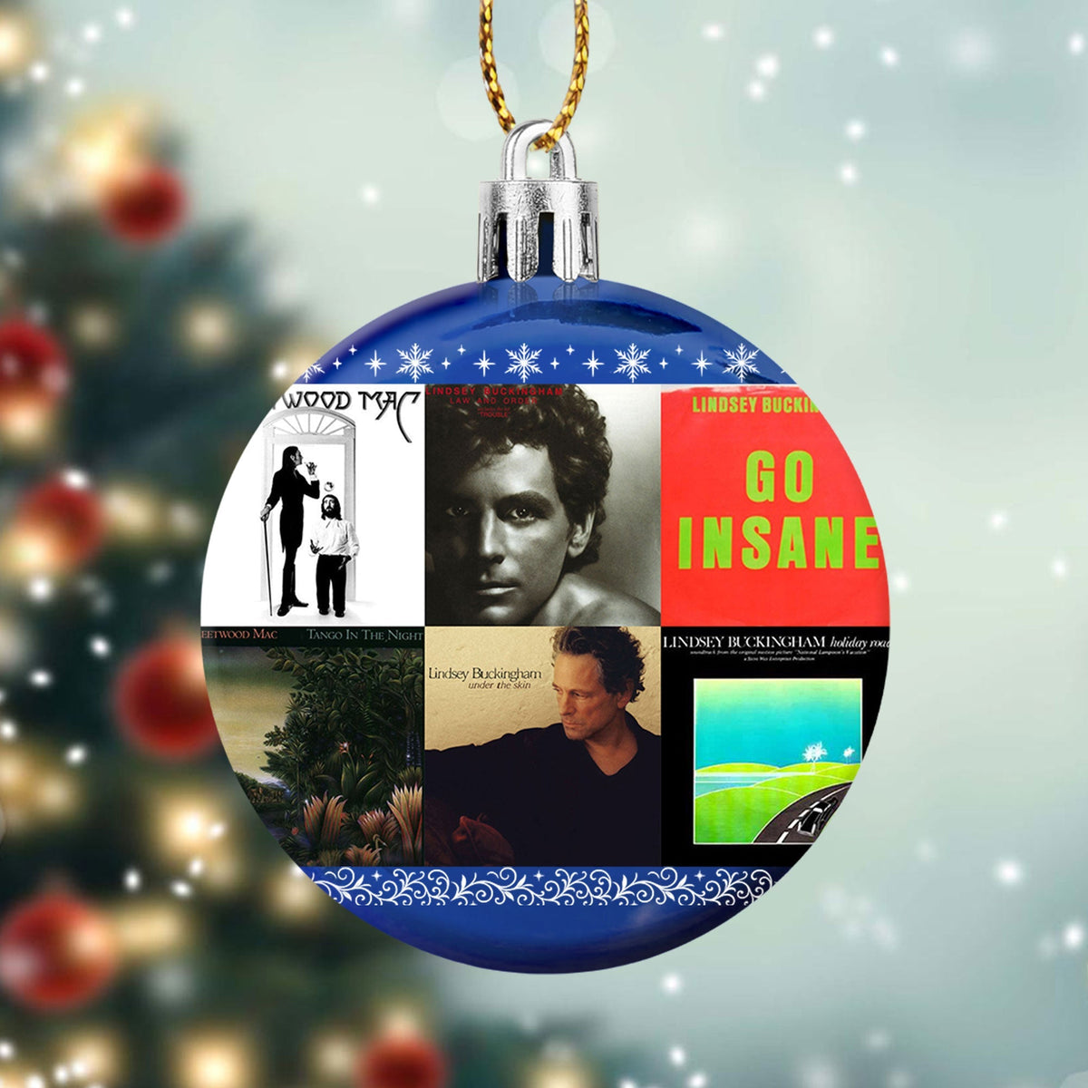Lindsey Buckingham Ball Ornament – Timeless Melodic Craftsmanship
