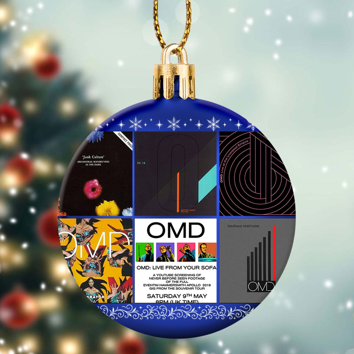 OMD Ball Ornament – A Synth-Pop Celebration for the Holidays