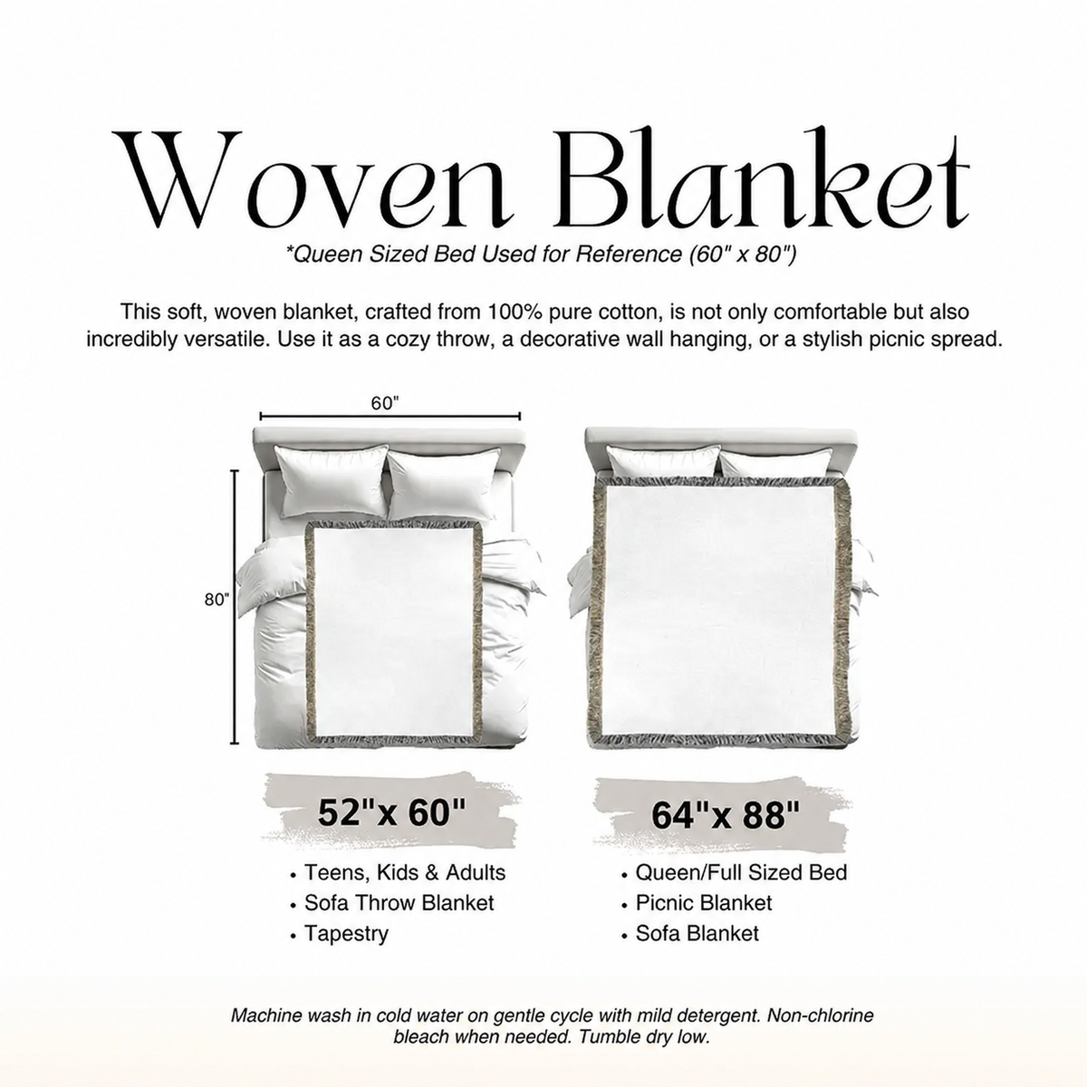 Knights Templar Heraldic Woven Blanket – Medieval Armor Throw, Gothic Templar Cross Blanket