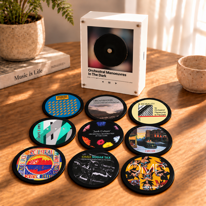 Orchestral Manoeuvres In The Dark MagTune Mini CD Player Light - Premium OMD Synthpop Merchandise, Architecture & Morality LED Night Light Gift
