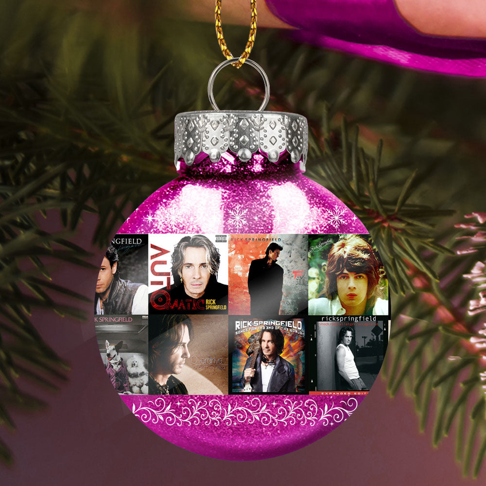 Rick Springfield Ball Ornament – Classic Rock Heartbeat