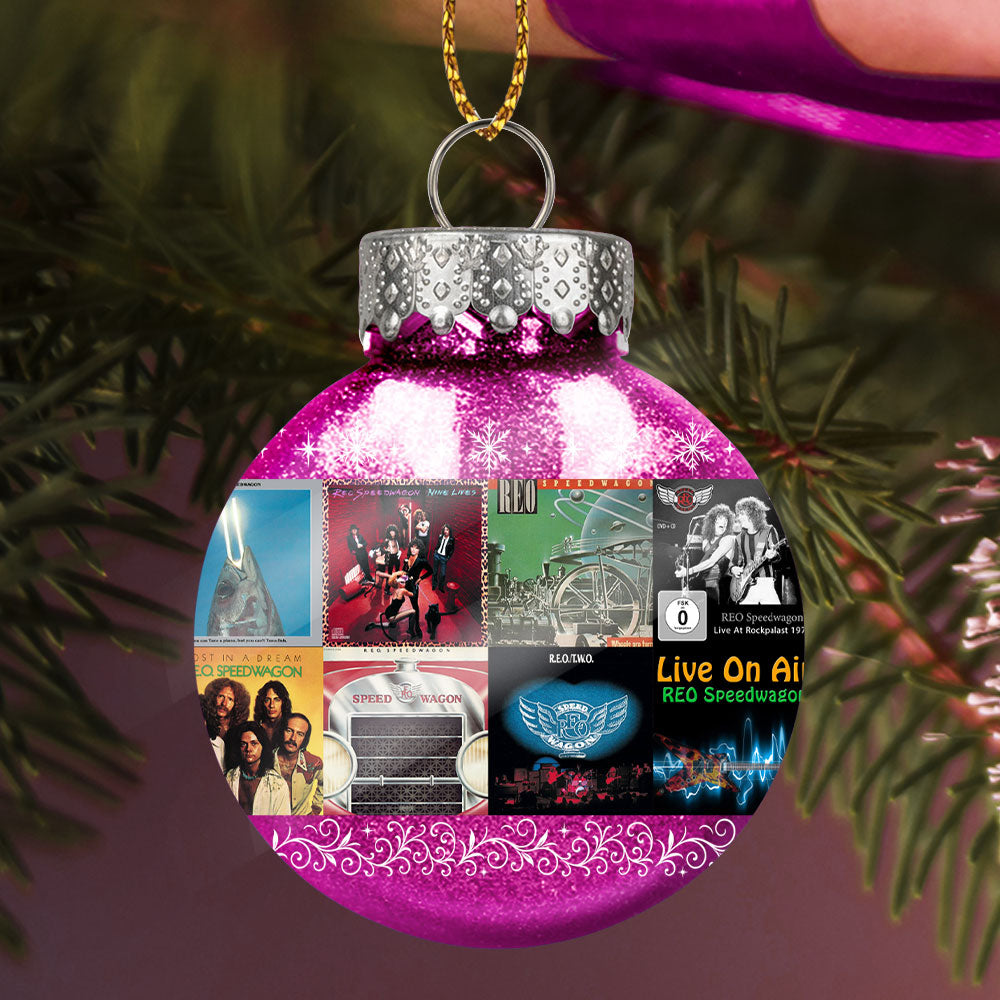 REO Speedwagon Ball Ornament – Rockin’ the Holidays with Timeless Hits