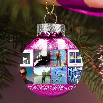 Elton John Ball Ornament – A Sparkling Tribute to Timeless Tunes
