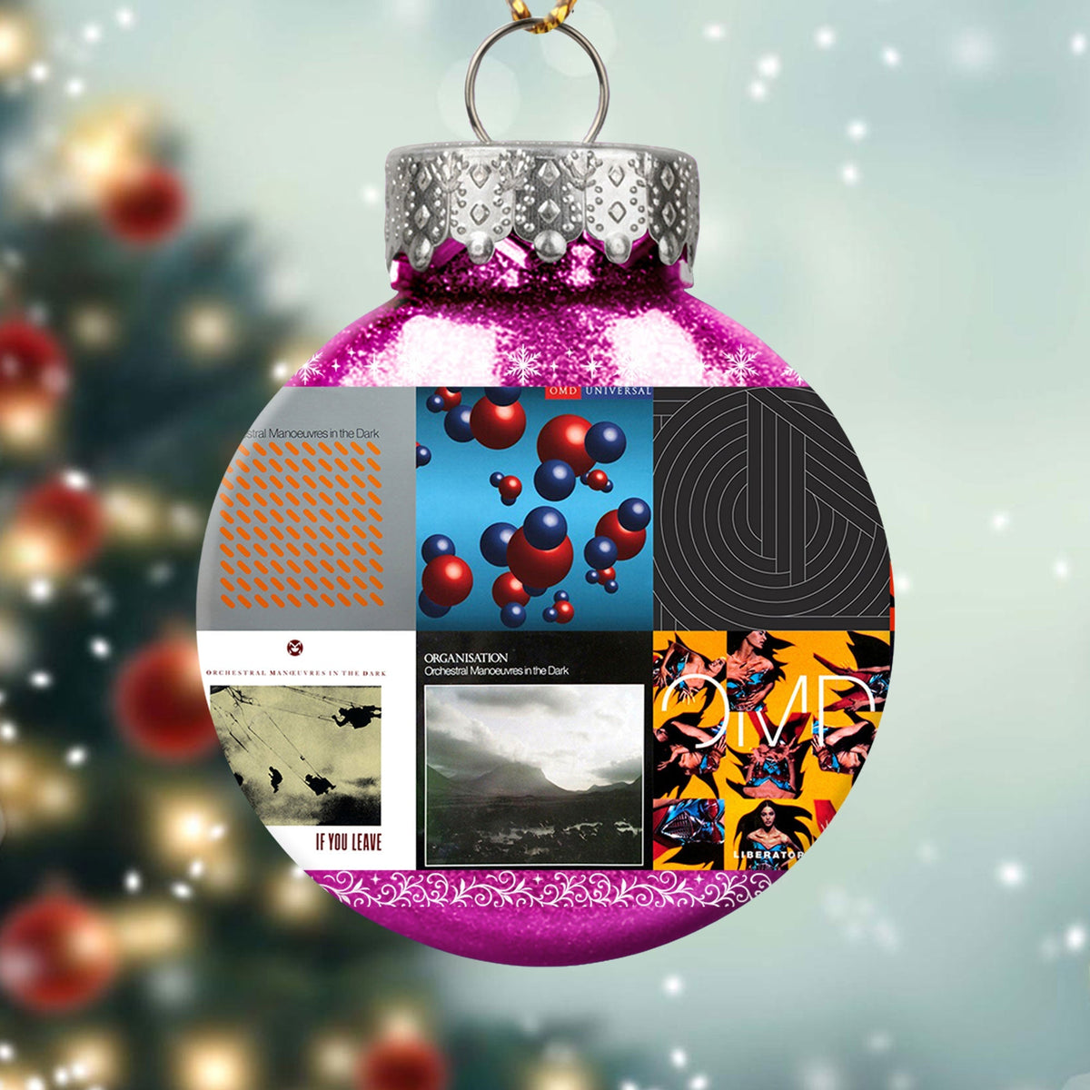 OMD Ball Ornament – A Perfect Christmas Gift for Synthpop Lovers