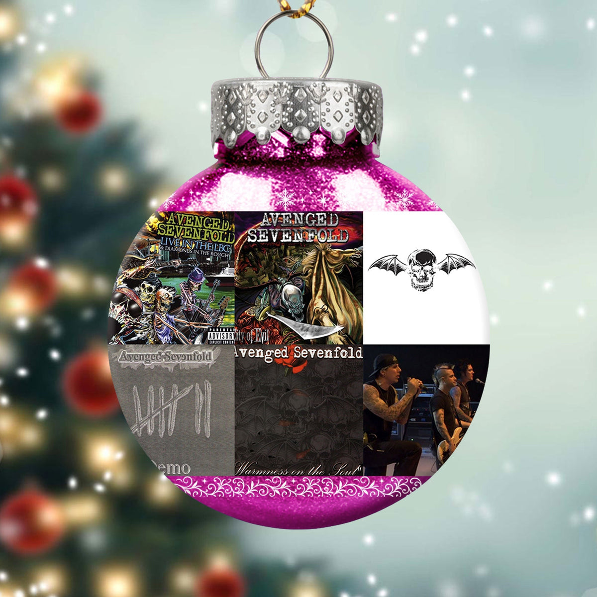 Avenged Sevenfold Ball Ornament – Metal Majesty for the Holidays