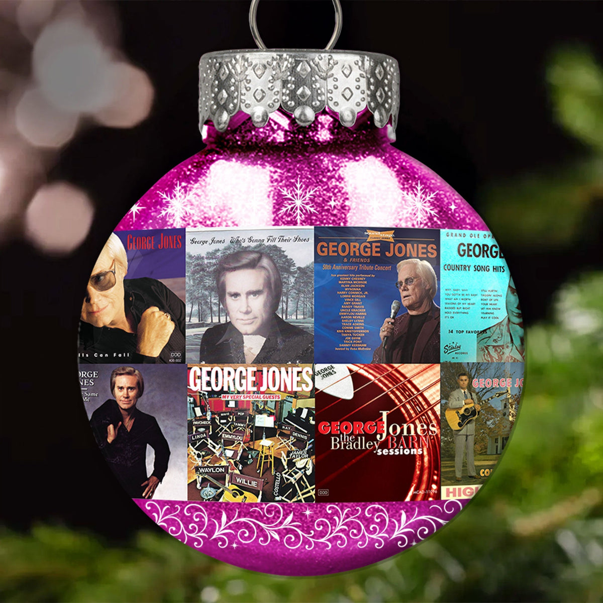 George Jones Ball Ornament – Classic Country Spirit for the Holidays