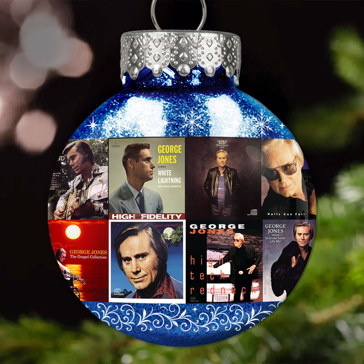 George Jones Ball Ornament – Classic Country Spirit for the Holidays