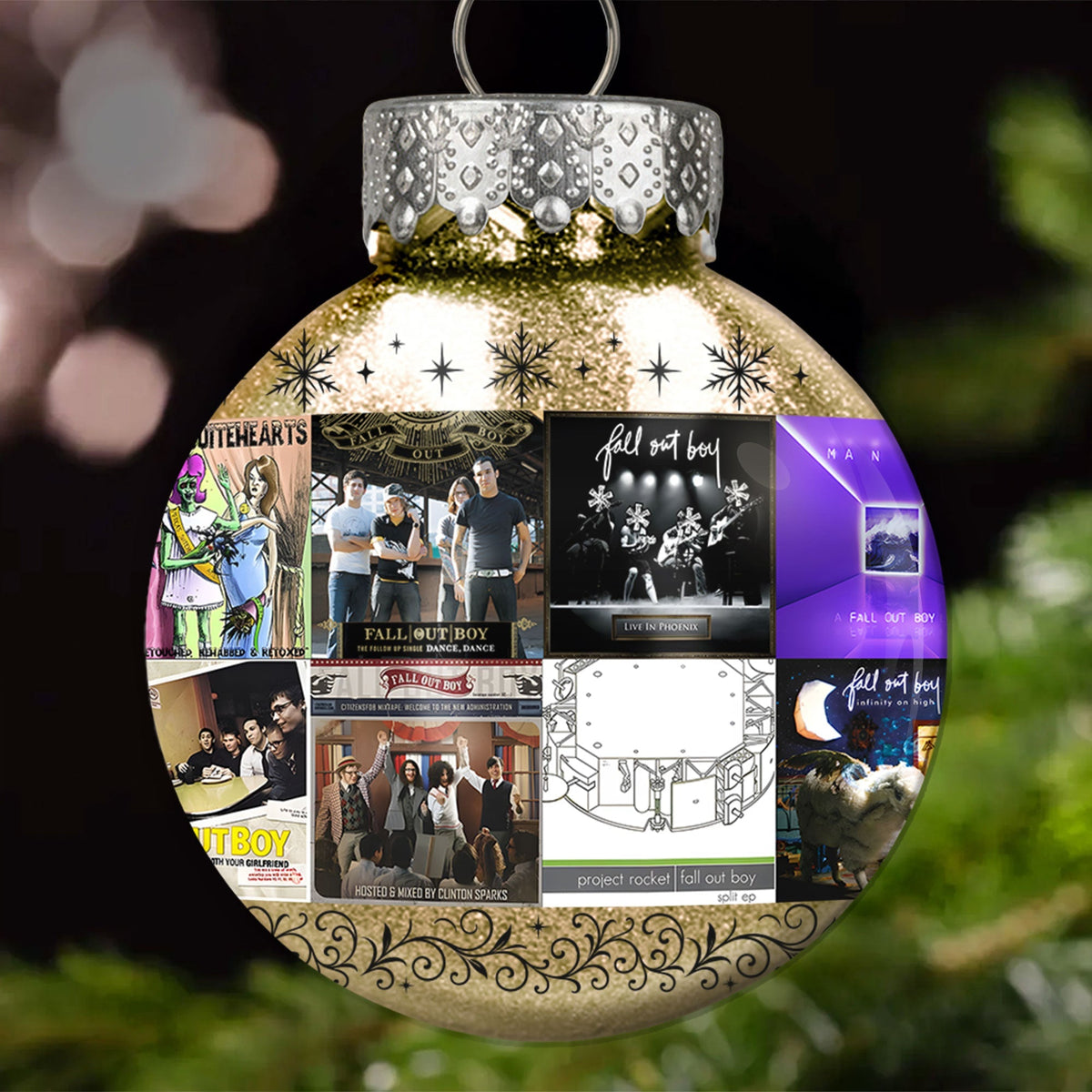 Fall Out Boy Ball Ornament – Pop Punk Energy Collection