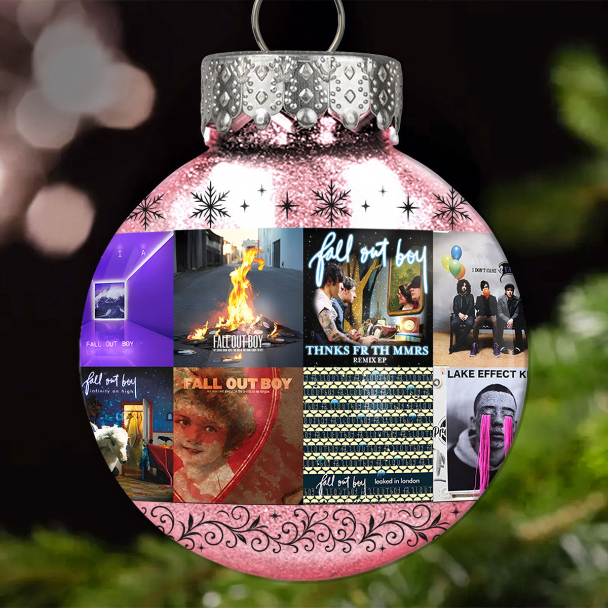 Fall Out Boy Ball Ornament – Pop Punk Energy Collection