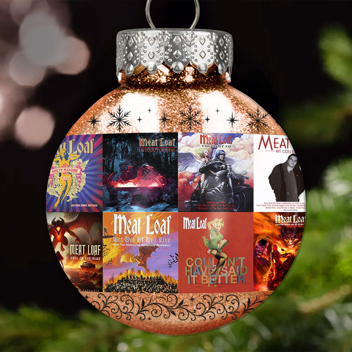 Meat Loaf Ball Ornament – Theatrical Rock Icon