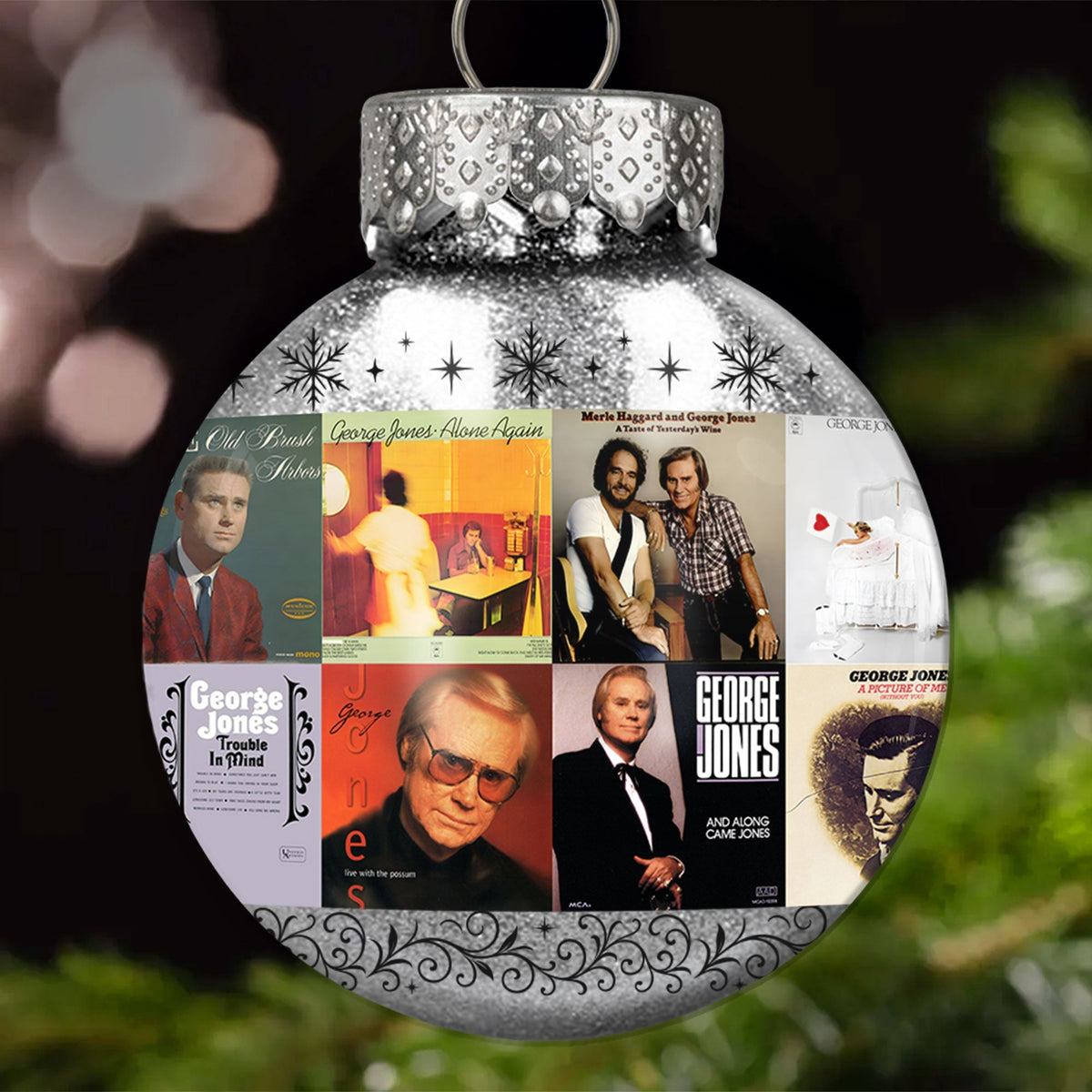 George Jones Ball Ornament – Classic Country Spirit for the Holidays