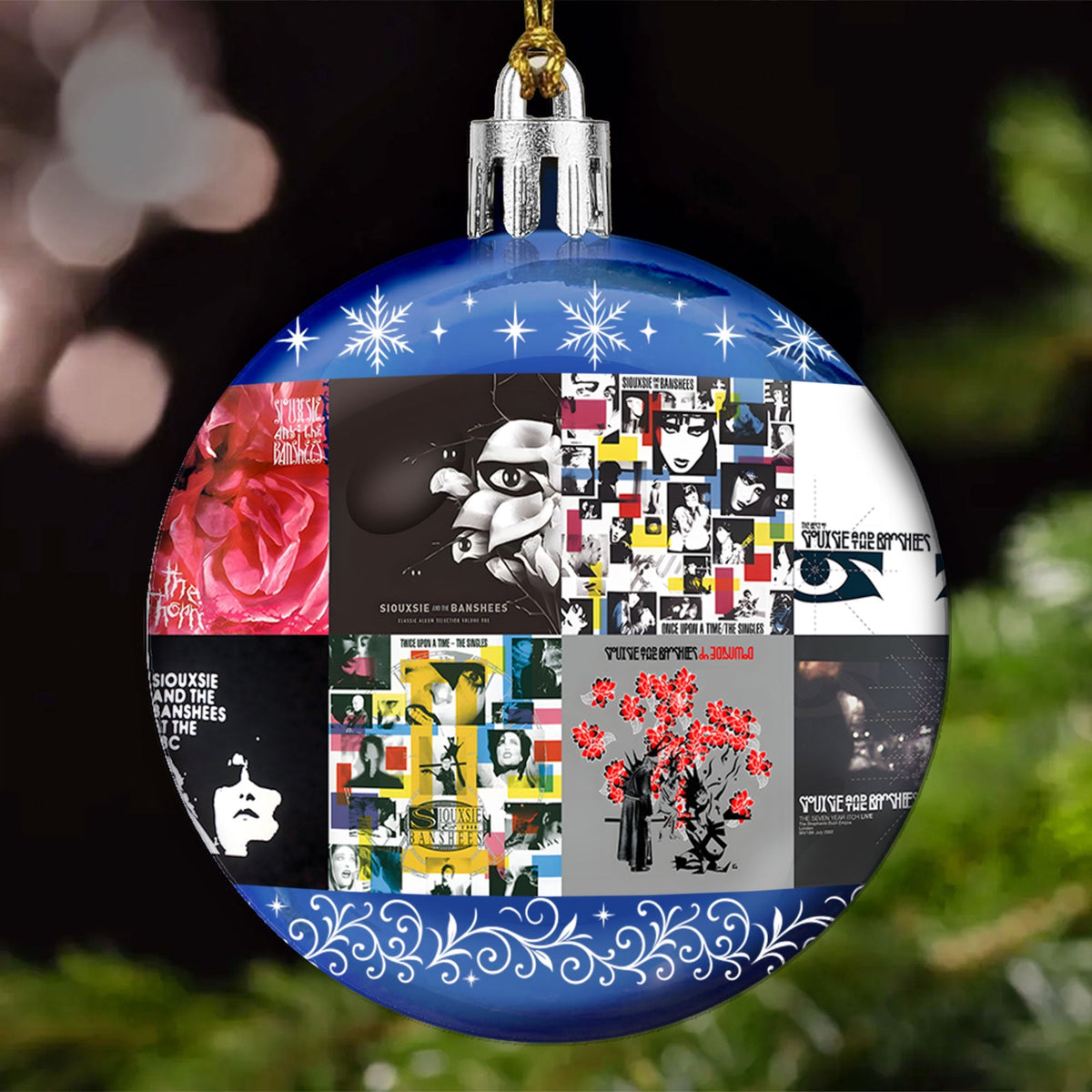 Siouxsie and the Banshees Ball Ornament – Post-Punk Icons
