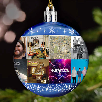 Weezer Ball Ornament – Alternative Rock Legends