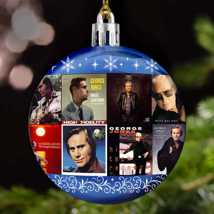 George Jones Ball Ornament – Classic Country Spirit for the Holidays