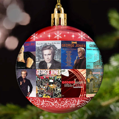 George Jones Ball Ornament – Classic Country Spirit for the Holidays