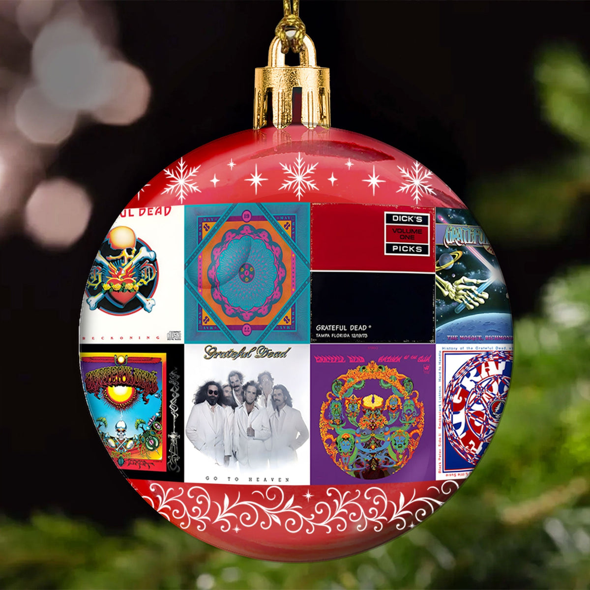 Grateful Dead Ball Ornament – The Spirit of Psychedelic Rock