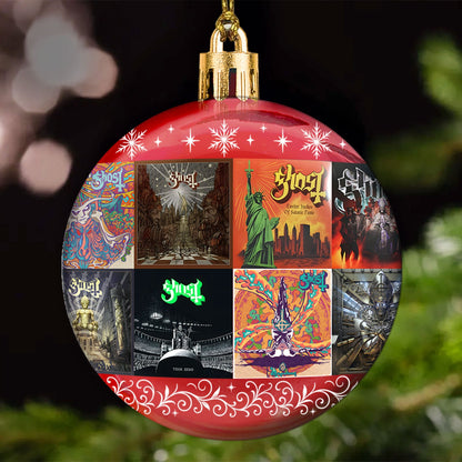 Ghost Ball Ornament – Theatrical Metal Spirit