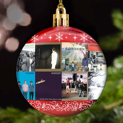 Weezer Ball Ornament – Alternative Rock Legends