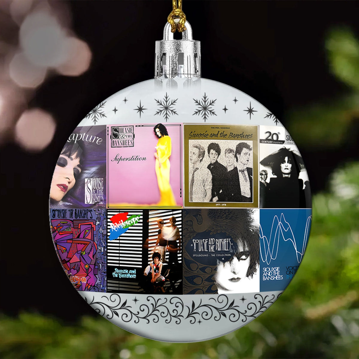 Siouxsie and the Banshees Ball Ornament – Post-Punk Icons