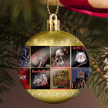 Slayer Ball Ornament – Thrash Metal Meets Holiday Mayhem
