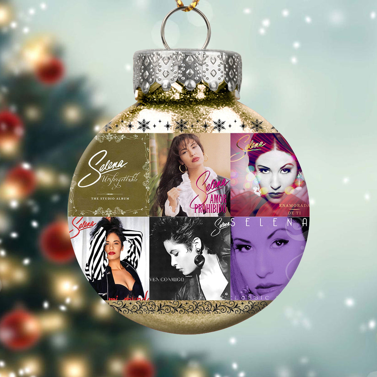 Selena Ball Ornament – A Heartfelt Christmas Gift for True Fans