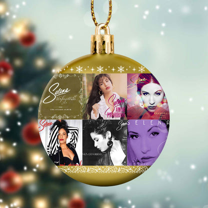 Selena Ball Ornament – A Heartfelt Christmas Gift for True Fans