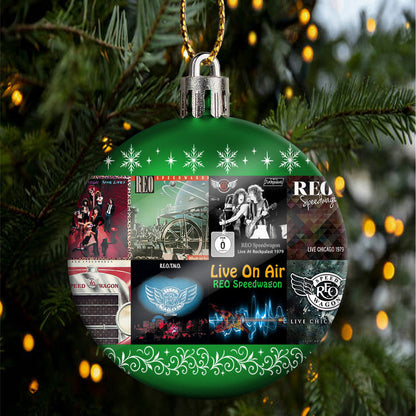REO Speedwagon Ball Ornament – Rockin’ the Holidays with Timeless Hits