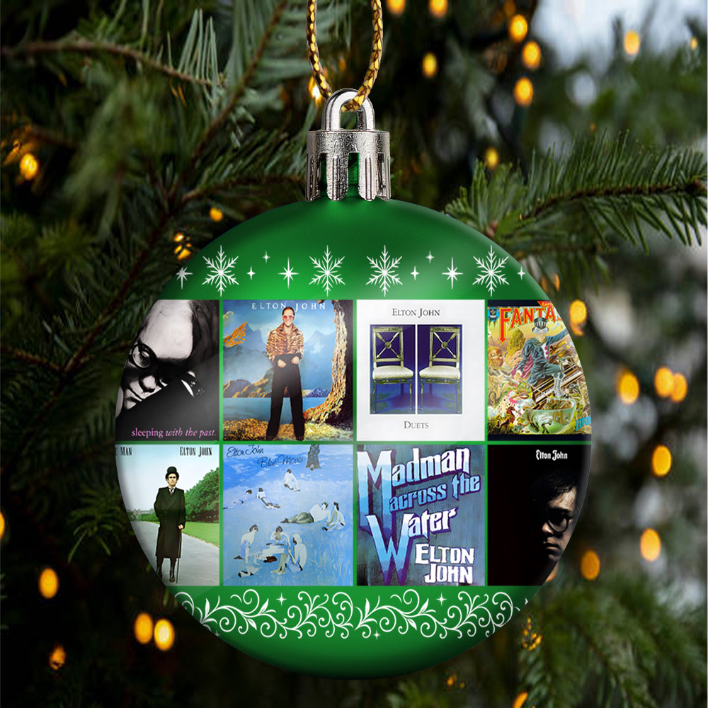 Elton John Ball Ornament – A Sparkling Tribute to Timeless Tunes