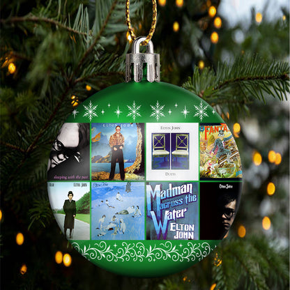 Elton John Ball Ornament – A Sparkling Tribute to Timeless Tunes